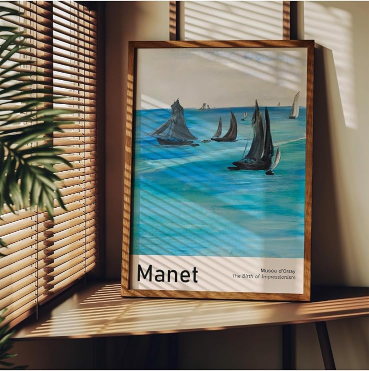 Fark Tanıtım Manet Çerçevesiz Poster, Modern Dekoratif Çerçevesiz Poster, Tablo, Manet, 21 x 30