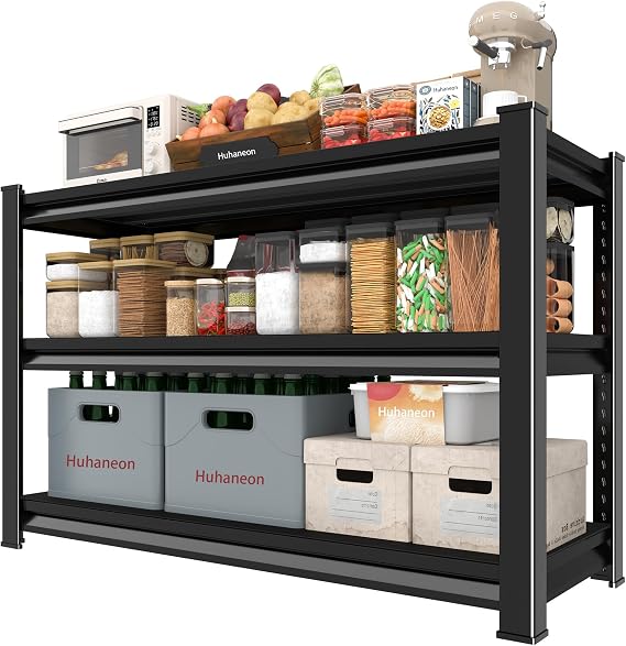 Metal Garage Shelving for Storage - 40" W x 16" D x 36" H