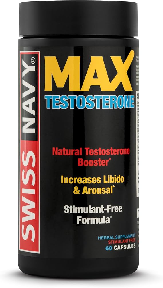 Swiss Navy MAX Testosterone - 60 Capsules