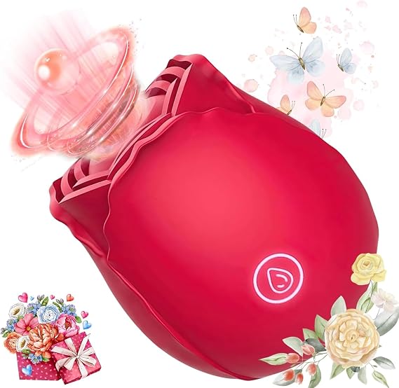 2 in 1 Upgraded Version 2025 Roses Reality Flower Toy for Women, Whisper-Quiet & Waterproof Design Adult Tool for Women JT05