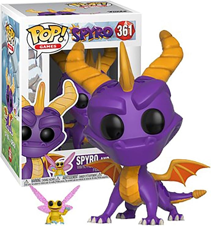 Funko POP & Buddy: Spyro The Dragon - Spyro & Sparx, Multicolor