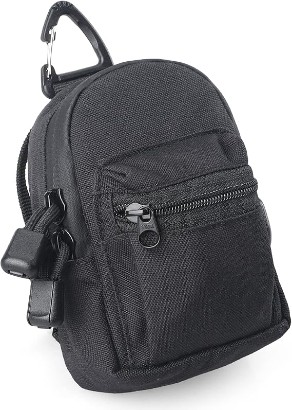 WYNEX Tactical Compact EDC Pouch, Mini Coin Purse for Men | Utility Zipper Pocket Organizer Pouches, Small Pouch Accessories, Keychain Wallet