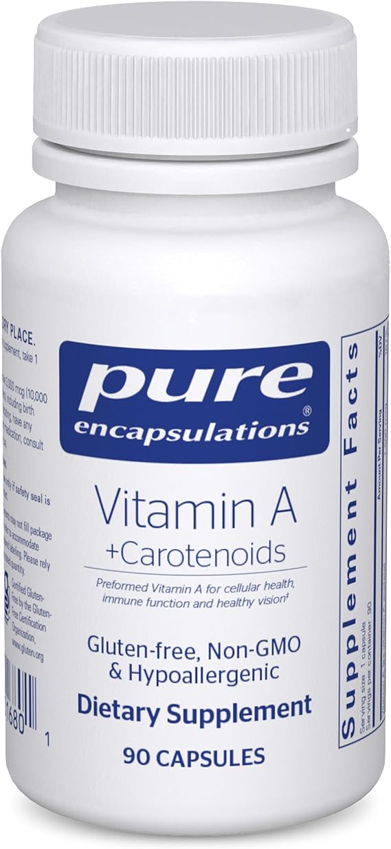 Pure Encapsulations - Vitamin A + Carotenoids, 90 Capsules