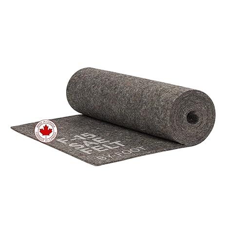 The Felt Store F-15 Industrial Felt 72 Inch Wide x 1 Foot Long x 1 Inch Thick SAE Pressed Felt for Automotive, Equipment Manufacturing, Machinery Components