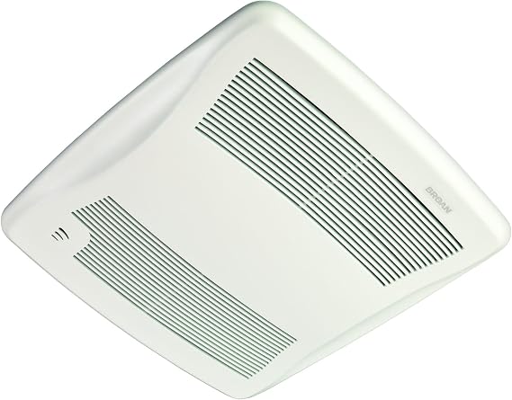 Broan-Nutone XB110H ULTRA GREEN Fan, Ceiling Room-Side Installation Bathroom Exhaust Fan, ENERGY STAR Certified,lt;0.3 Sones, 110 CFM, 6" Round, White