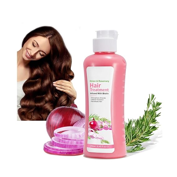 Onion Biotin Rosemary Conditioner Natural Hair Growth Care for Dry Damaged Hair | Moisturizing Conditioner to Strengthen, Hydrate & Revive Frizz-Free Shine (8.45 fl.oz)
