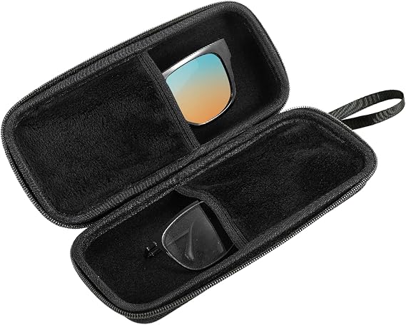 Dual Eyeglasses Travel Case for Multi Sunglass Hard-Shell Store Organizer