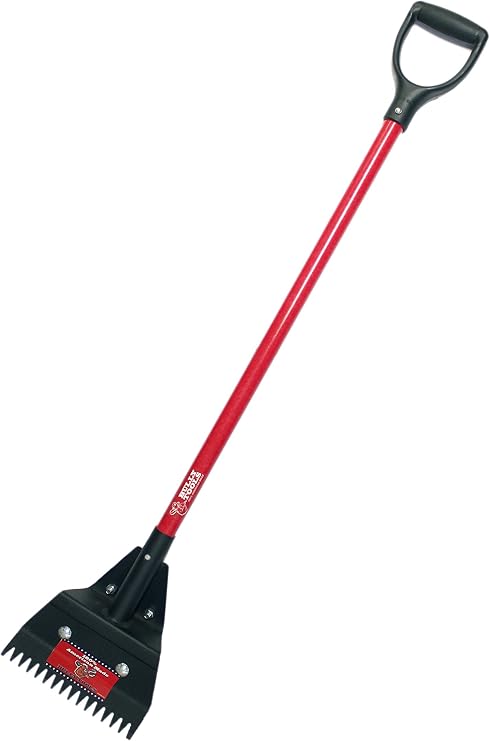 BULLY TOOLS ProShingle 10-Gauge Shingle Remover | Heavy Duty Roofing Tool for Lifting and Removing Roof Shingles | Fiberglass Handle D-Grip Nail Puller and Shingle Removal Tool | 100% Made in USA