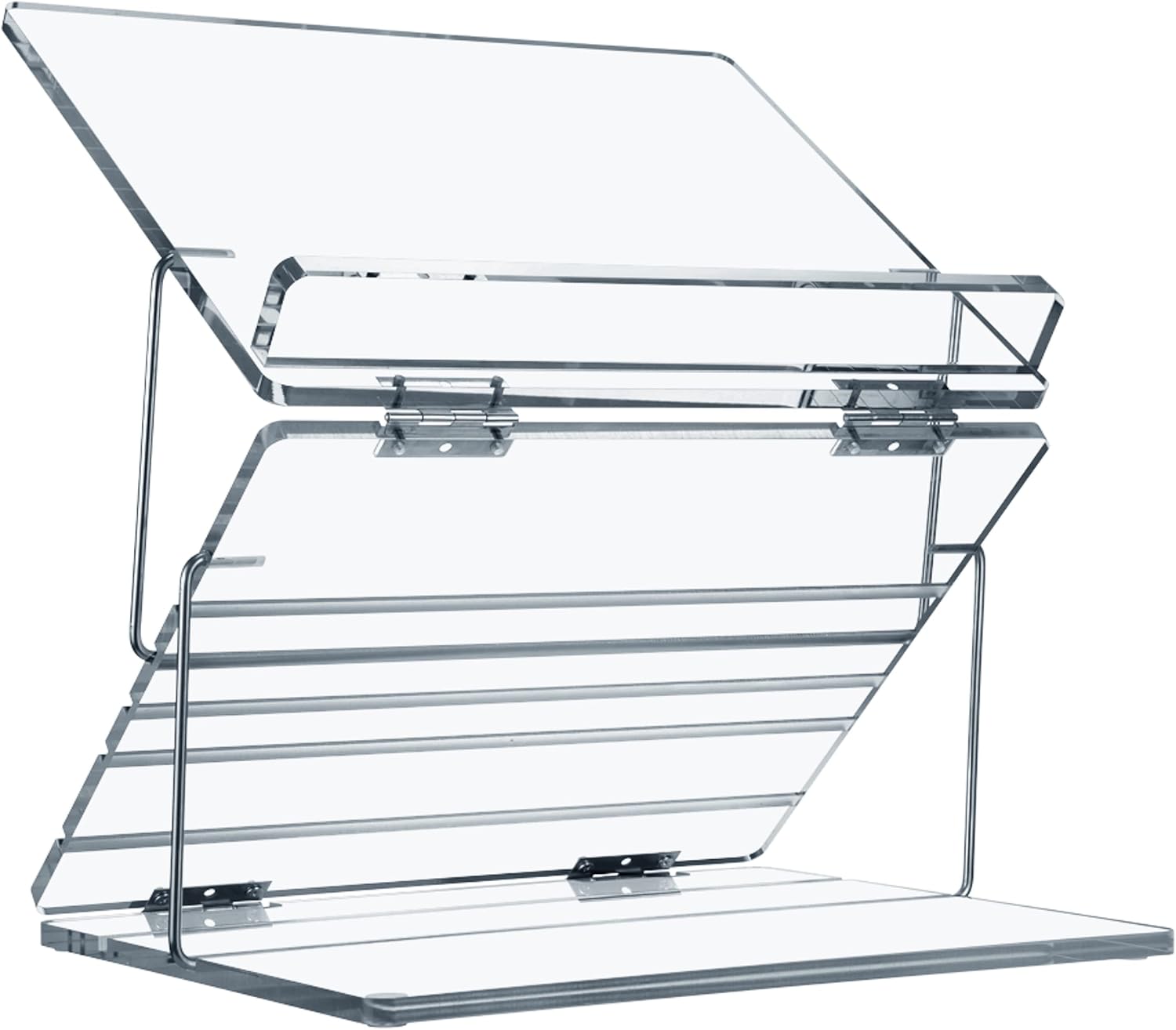 Lucite Acrylic Adjustable Book Stand - Comfortable Hands-Free Reading, Studying or Praying