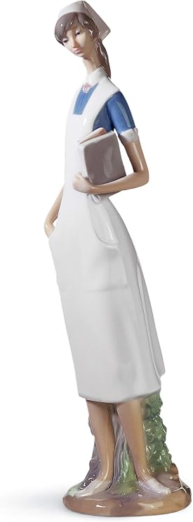 LLADRO Nurse Figurine. Porcelain Nurse Figure.