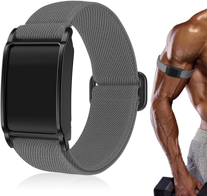 Bicep Bands Compatible with Whoop 4.0, Sports Nylon Adjustable Breathable Replacement Band for Whoop 3.0/4.0, Fitness Bands for Health,Fitness&Activity Tracker