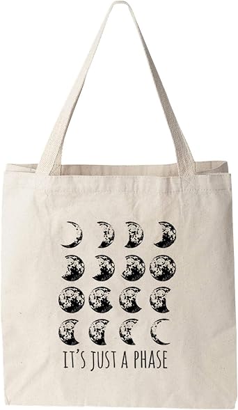 Moonlight Makers 100% Cotton Canvas, Natural Tote Bag, Full-Color Tote, Funny Design - Magic