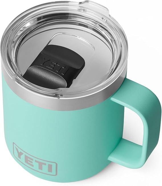 YETI Rambler 10 oz (295 ml) Stackable Coffee Mug, Seafoam