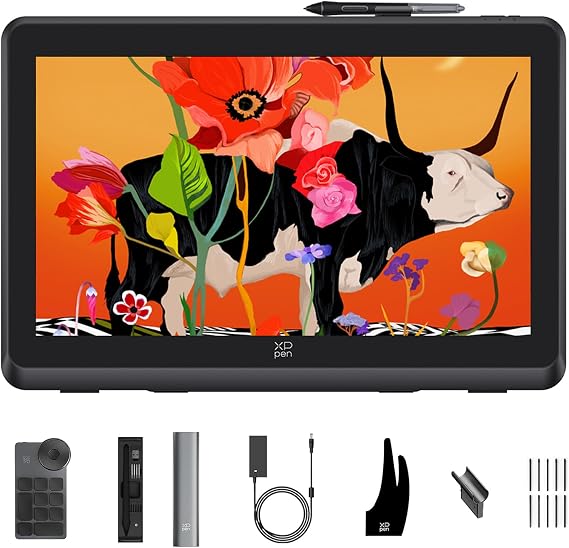 XPPen Artist Pro 22 (Gen 2) Graphics Tablet with Display for PC 21.5 Inch