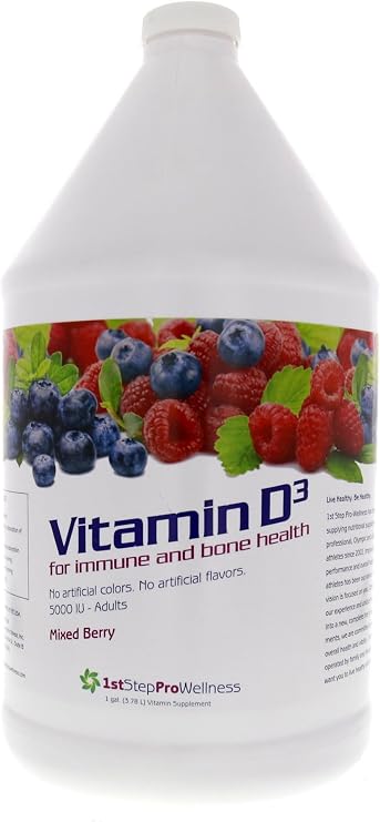 1st Step for Energy Liquid Vitamin D3 Mixed Berry 1 Gallon