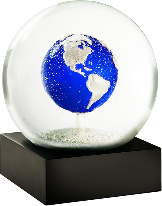 CoolSnowGlobes Big Blue Marble Planet Earth Cool Snow Globe
