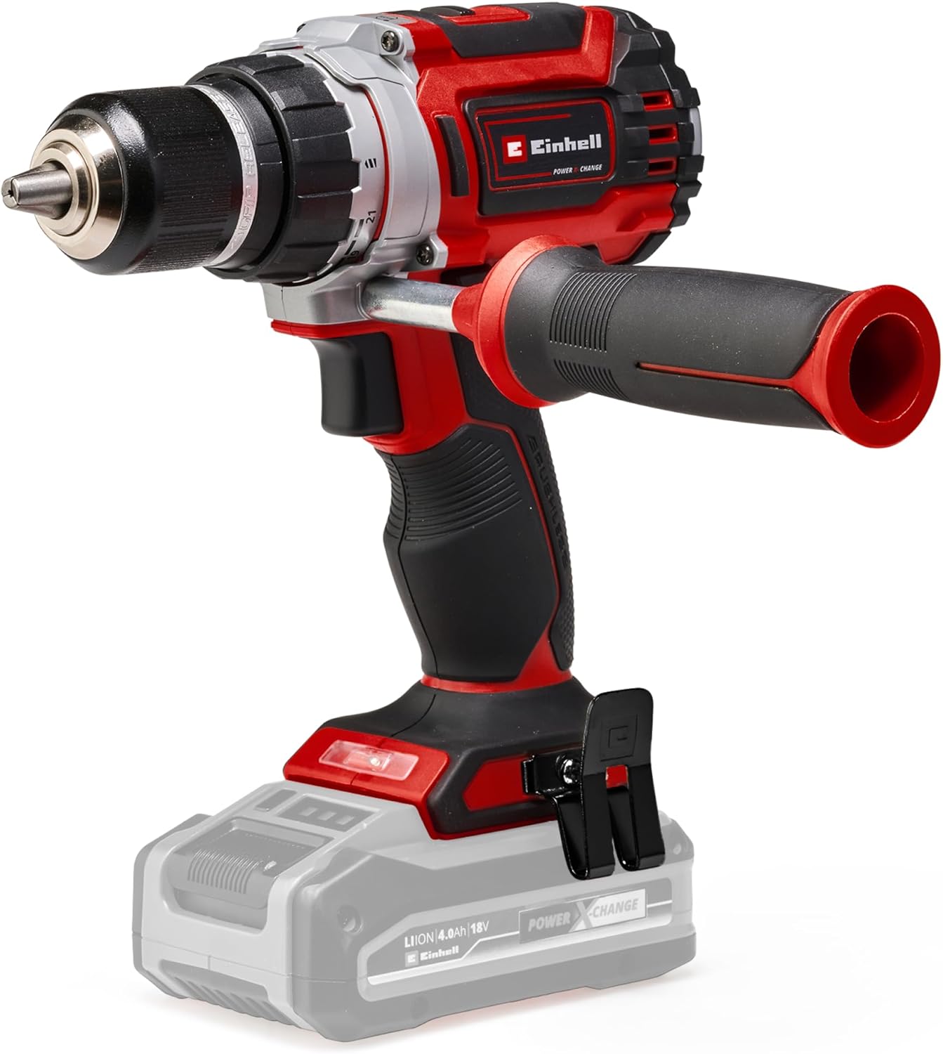 Einhell Professional Cordless Screwing TP-CD 1860 Li BL - Solo Power X-Change Li-Ion, 18 V, coal-free engine, 13 mm metal chuck, 2-speed transmission, battery and charger not included - 4514210