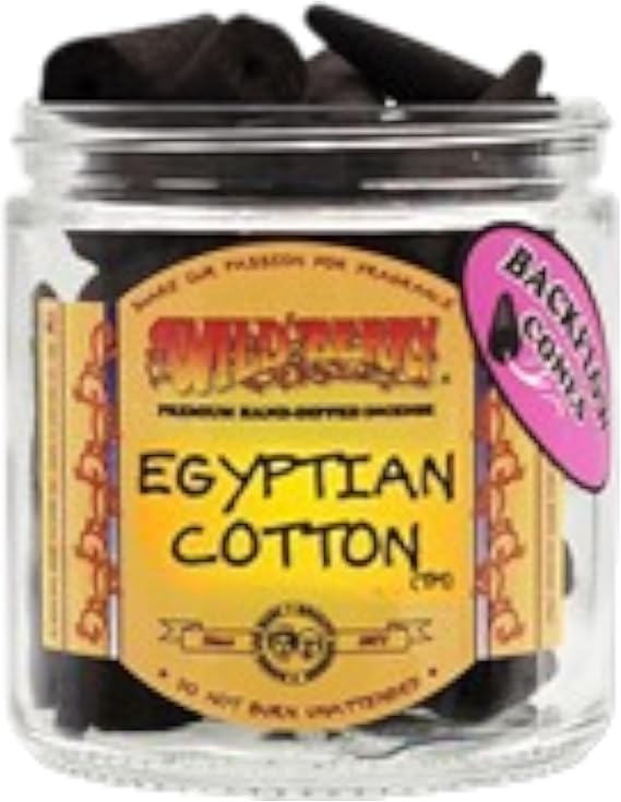 Wild Berry Egyptian Cotton Backflow Incense Cones 25 Pack