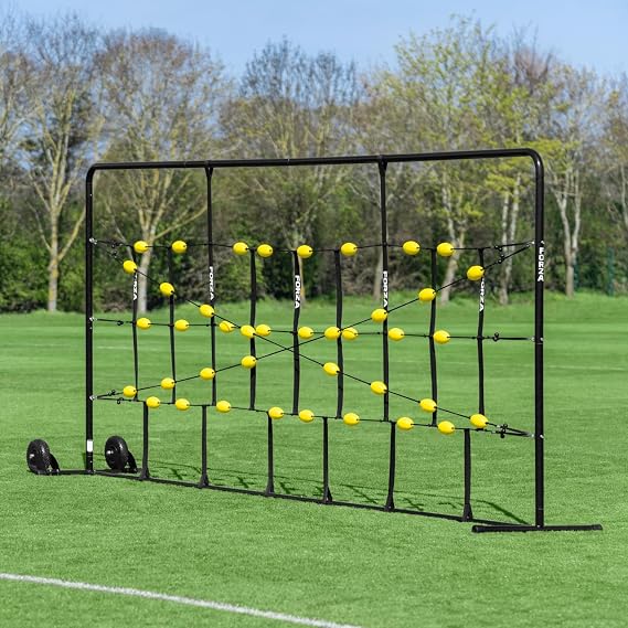 FORZA Full Size Goalkeeper Ball Deflector | Optional Wheels, Sight Screen, Ramp + Tassels | Ideal for Goalkeeper & Soccer Training