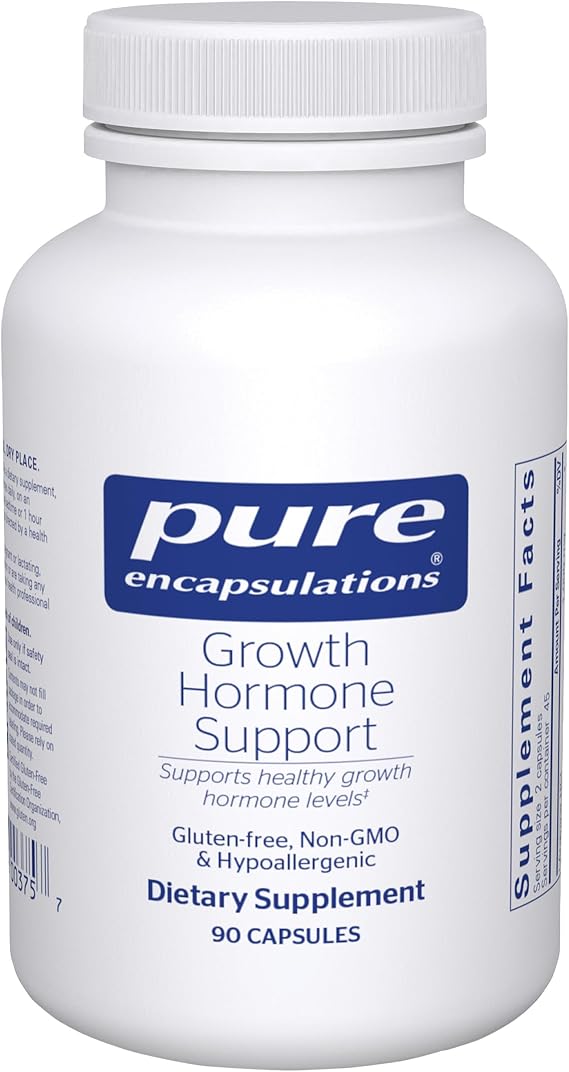 Pure Encapsulations Growth Hormone Support, 90 Capsules | Arginine and Ornithine Amino Acid Blend, Supports Healthy Hormone Balance, Muscles and Training Support*