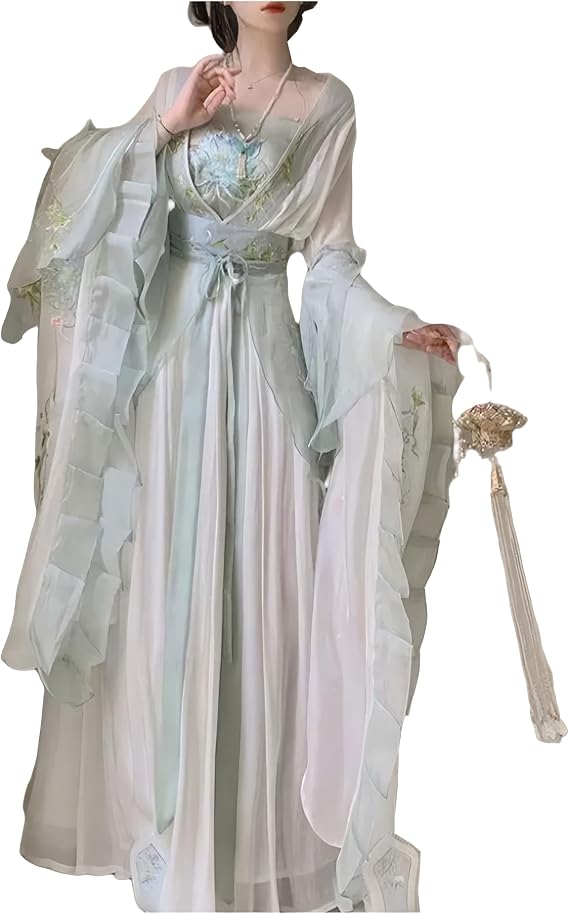 Chinese Traditional Women's Hanfu, Chinese Style Tang Princess Dress, Dance Performance Clothing Role-Playing Clothes