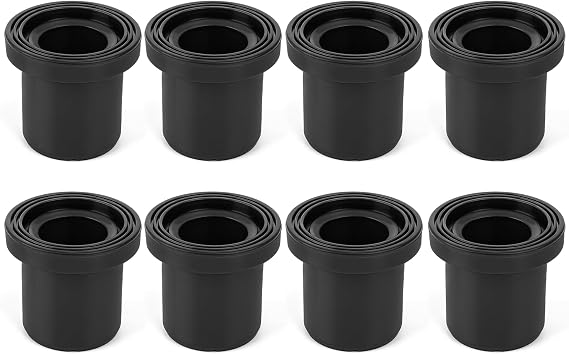 8Pcs Suspension Upper Lower A-Arm Control Lever Flanged Sleeve Bushings Isolators Compatible with John Deere Gator XUV 625i 825i 855D 4x4 5E 6E 6D Series Utility Tractors M158746 AM158746