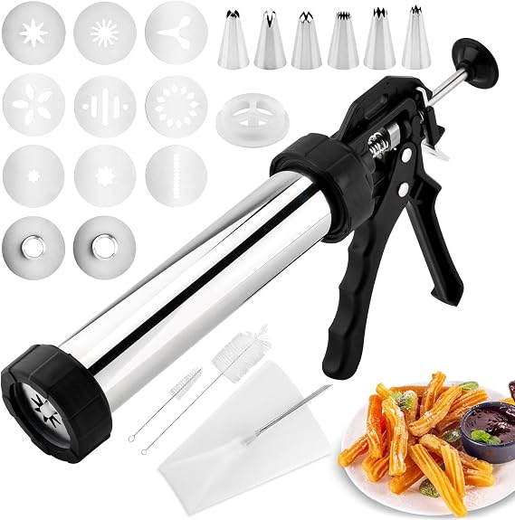 24pcs Churro Maker Machine Multifunctional Hollow Churros Machine