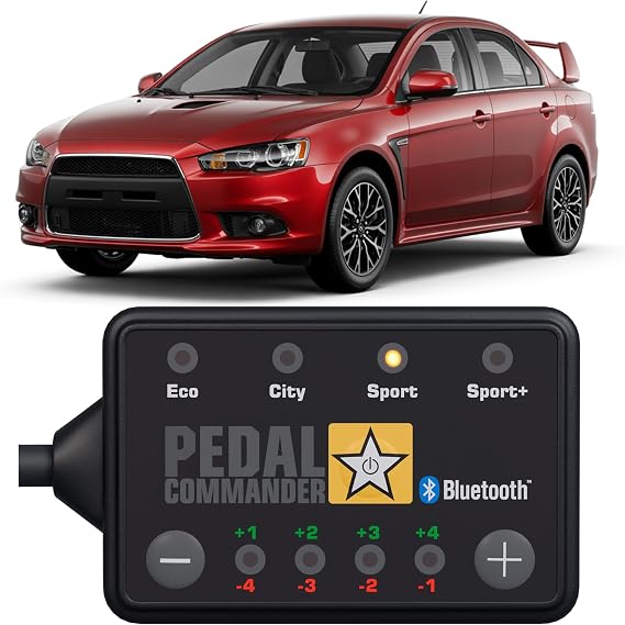 PEDAL COMMANDER for Mitsubishi Lancer 2007-2017 Throttle Response Controller - 36 Driving Settings, Anti-Theft, App Control, Throttle Controller Performance Parts, Lancer Accessories