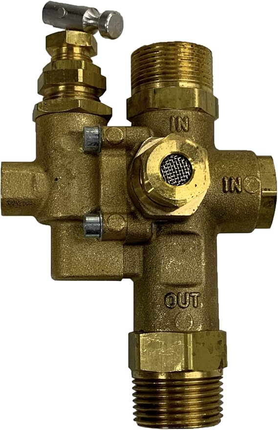 Gas Air Compressor Unloader Check Valve Combo 145-175 PSI 3/4" Inlet & Outlet