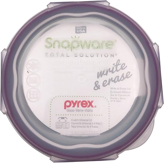 Snapware 1 Cup Glass Round Food Container, 1 EA