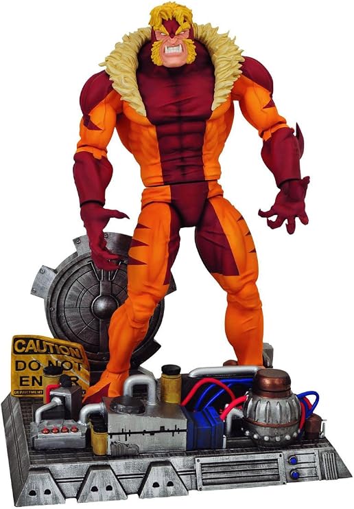 Diamond Select Marvel Select Sabretooth Action Figure | Marvel Select 8 Inch Action Figure- Sabretooth