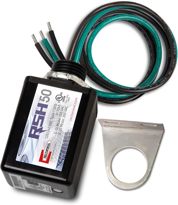RectorSeal RSH Surge Protectors 96415 Surge Protector, Multi-Use, Electrical, 120/240 VAC
