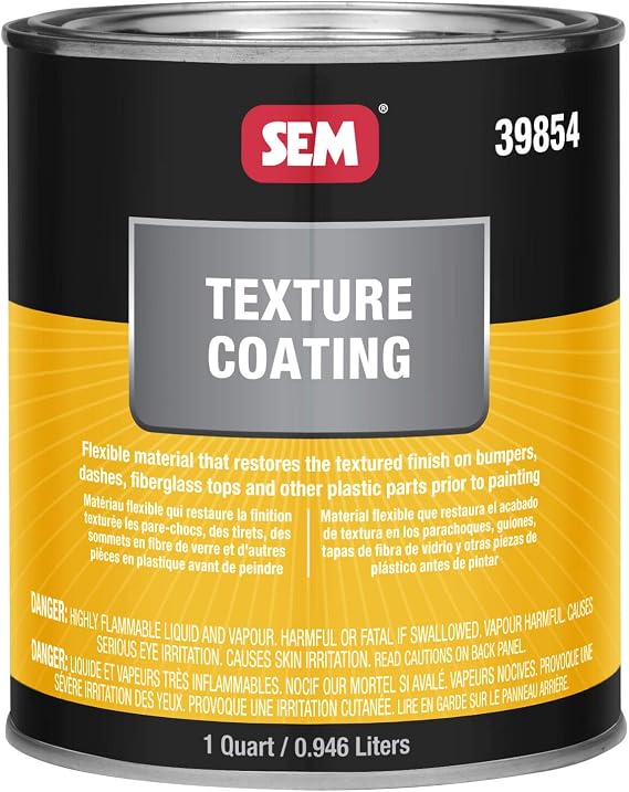 SEM 39854 Black Texture Coating Aerosol - 1 Quart
