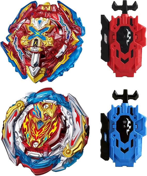 Spinning Top Turbo Set Arena Metal Fusion Battle Spinning Top with Battling Top Launcher Gift (201+200)