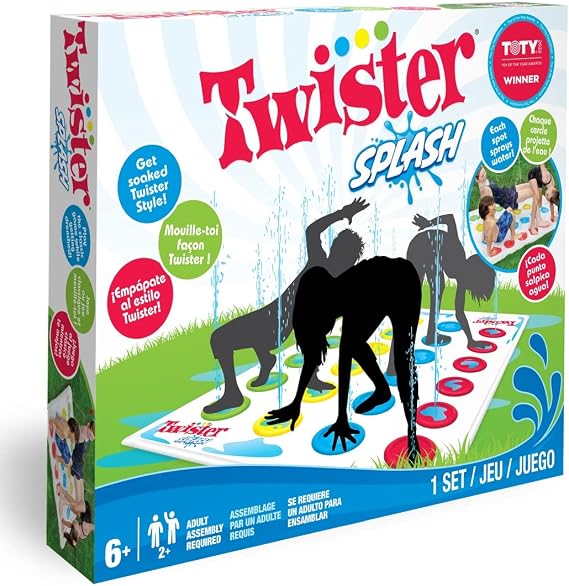 Hasbro Twister Splash Summer Toys for Kids, 68 x 52 inches