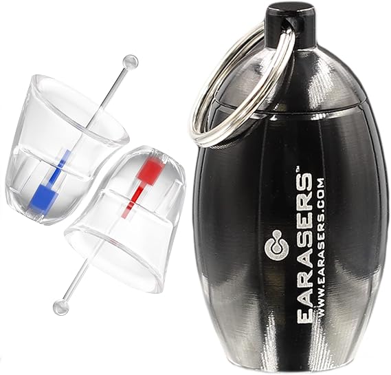Earasers 19dB Noise Reducing Earplugs w/Case - Small