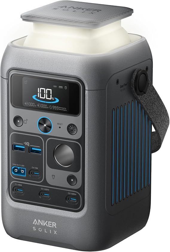 Anker SOLIX C300 DC Portable Power Station, 288Wh, 300W, Outdoor Camping