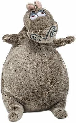 Madagascar Plush Figure Toys Hippo Lion Zebra Giraffe Monkey Madagascar Penguin Stuffed Doll 8-12 Inches for Children Kids Gifts New Hippo