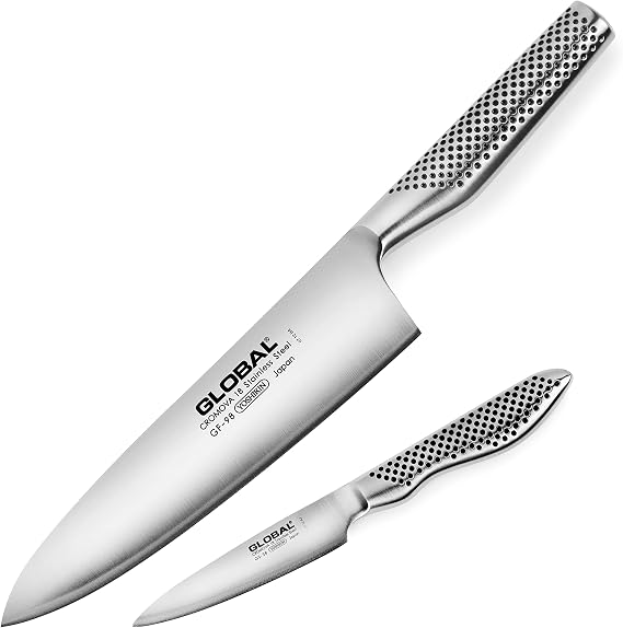 Global X Chef's Knife & Paring Knife Set - 2 Piece - Made in Japan