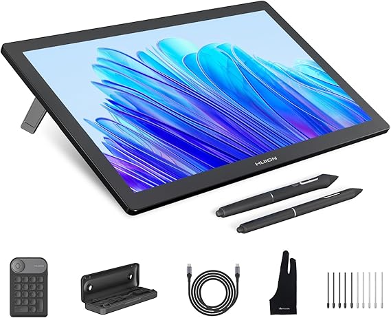 HUION KAMVAS Pro 19 4K UHD Dokunmatik ekran çizim tableti
