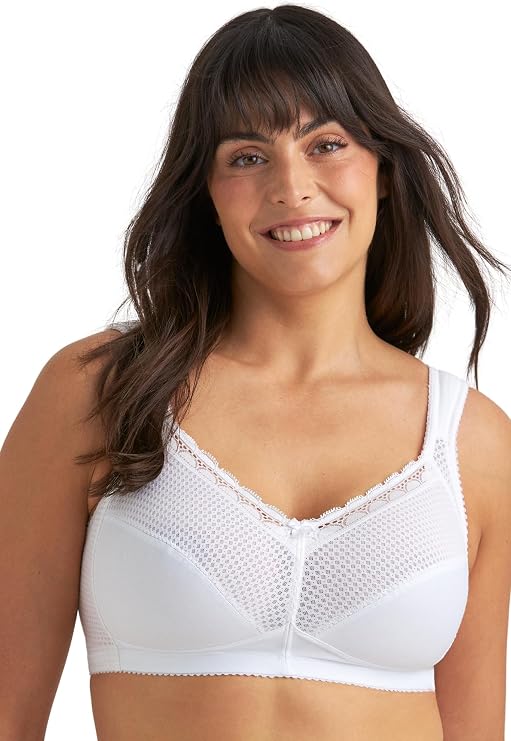 Miss Mary of Sweden Diamond Womens Full Cup Supportive Non-Wired Bra