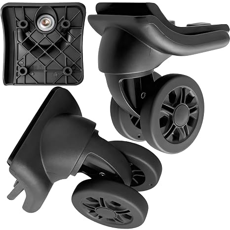 Dual Spinner Luggage Wheels Replacement for Suitcase