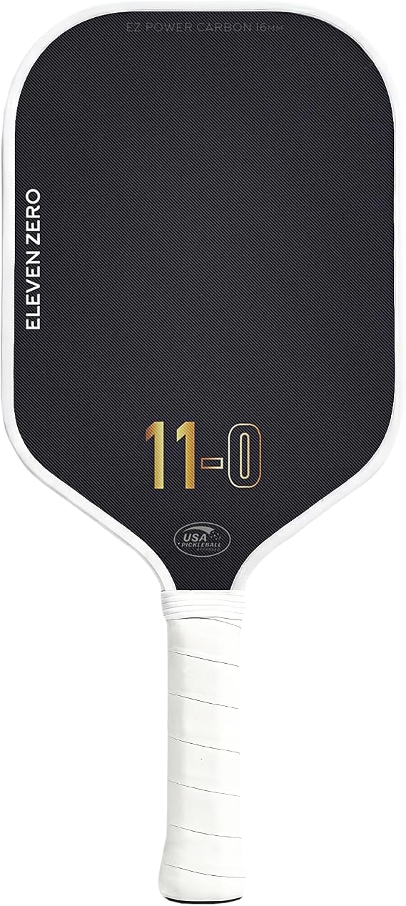 EZ Power Carbon Pickleball Paddle | Pro Carbon Fiber Pickleball Paddles with 16mm Polypropylene Core | High Friction Pickle Ball Paddle Surface