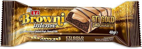 Eti Browni Intense Gold Chocolate Cake 48 g x 16 Pieces