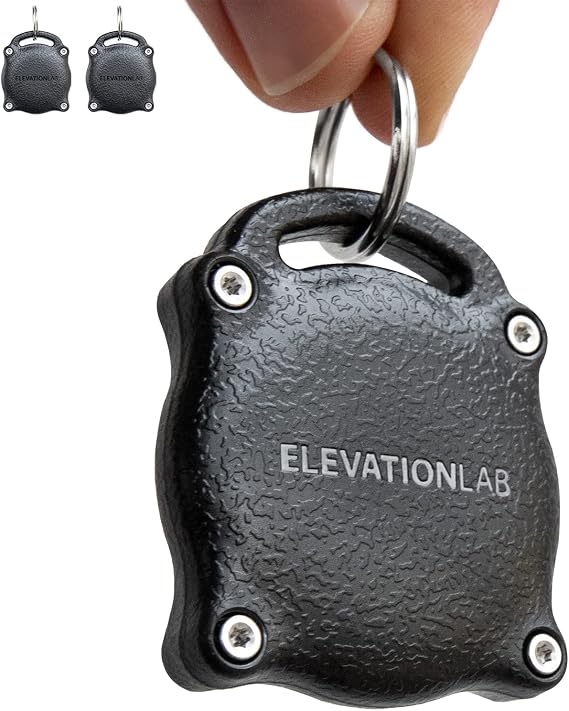 Elevation Lab AirTag Keychain Case - Waterproof (2 Pack) | Indestructible, discreet, secure, premium constuction