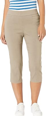 Briggs New York Womens Pull on Capri with L Pocket