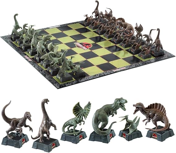 The Noble Collection Jurassic Park Chess Set