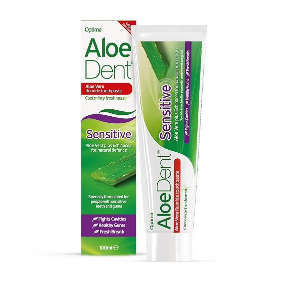 AloeDent Sensitive with Fluoride Toothpaste, 100 ML