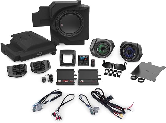 MTX Audio X3-17-THUNDER6 1000-Watt, 6-Speaker Audio System for Select Can Am Maverick X3 Vehicles