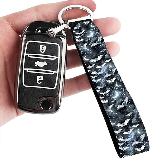 Car Keychain Wristlet,Neoprene Wristlet Strap,Wrist Lanyard for Keys,Wrist,Key Chains Decoration,Gifts for Women Men